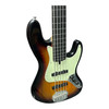 Lakland Skyline 55-60 FRETLESS 3TSB / L Fretless  lined Ebony 5 String Bass At Bass Central