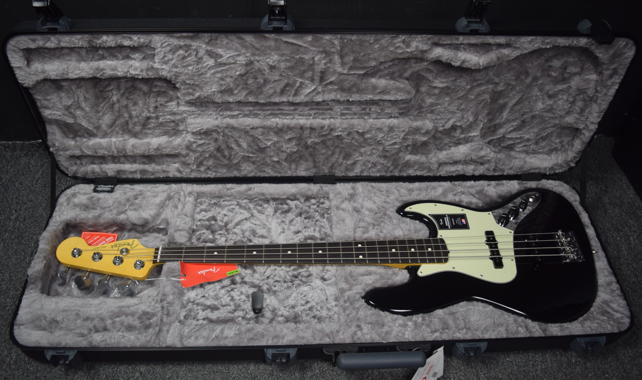Fender American Pro II Jazz Bass (4 String), Black with Rosewood