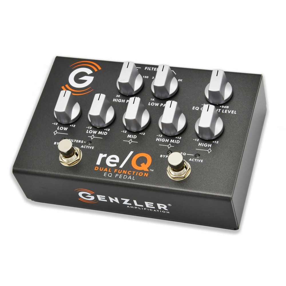 ベース GENZLER RE-Q-PEDAL Genzler Amplification RE/Q, Dual Function Bass EQ Pedal