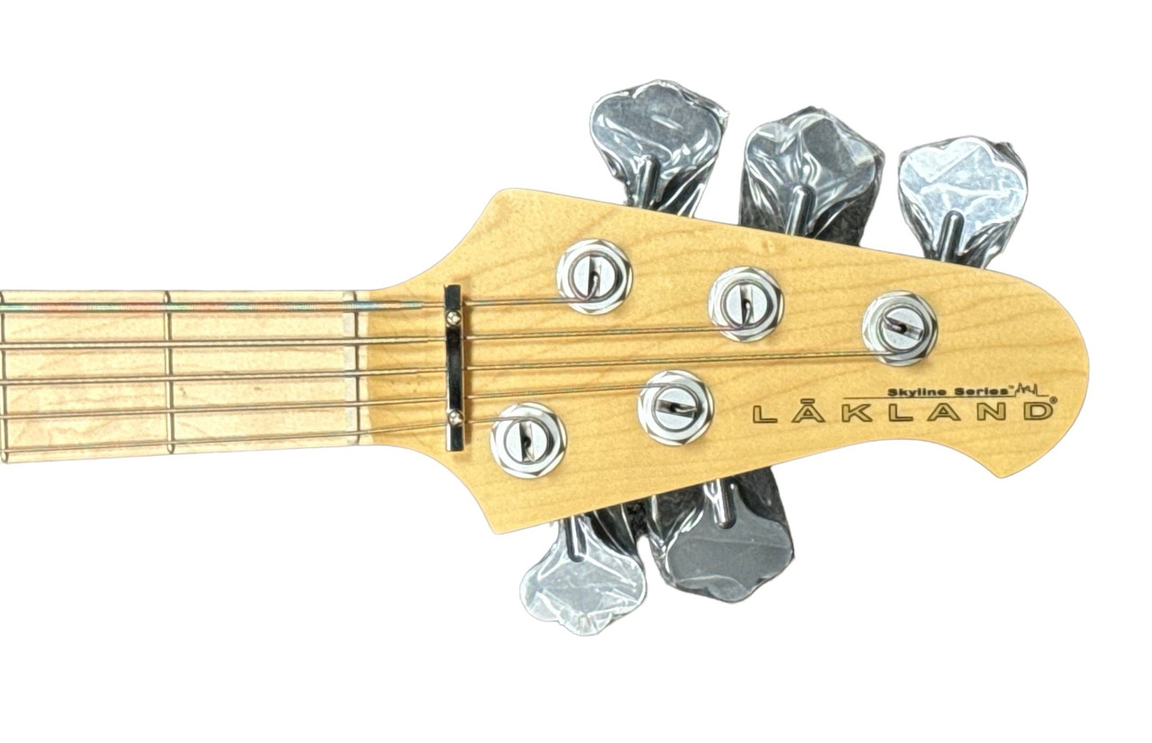 Lakland Skyline 55-02 Deluxe, Honey Burst Quilt Maple Top