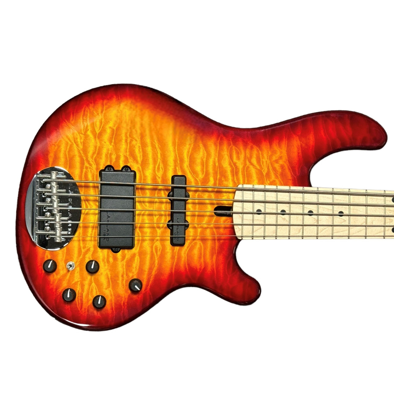 Lakland Skyline 55-02 Deluxe, Honey Burst Quilt Maple Top