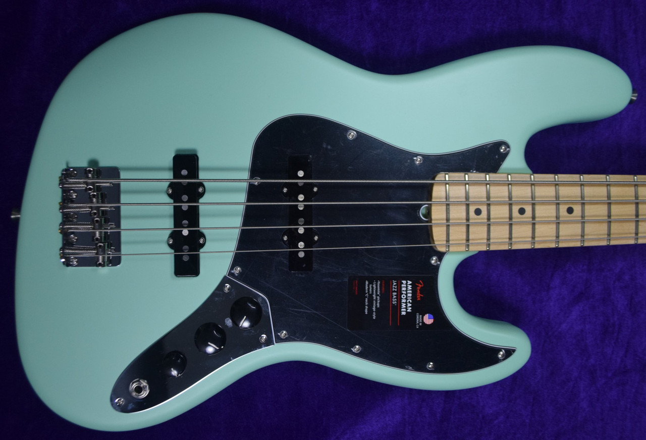 Fender American Performer Jazz, Satin Seafoam Green / Maple *IN STOCK*