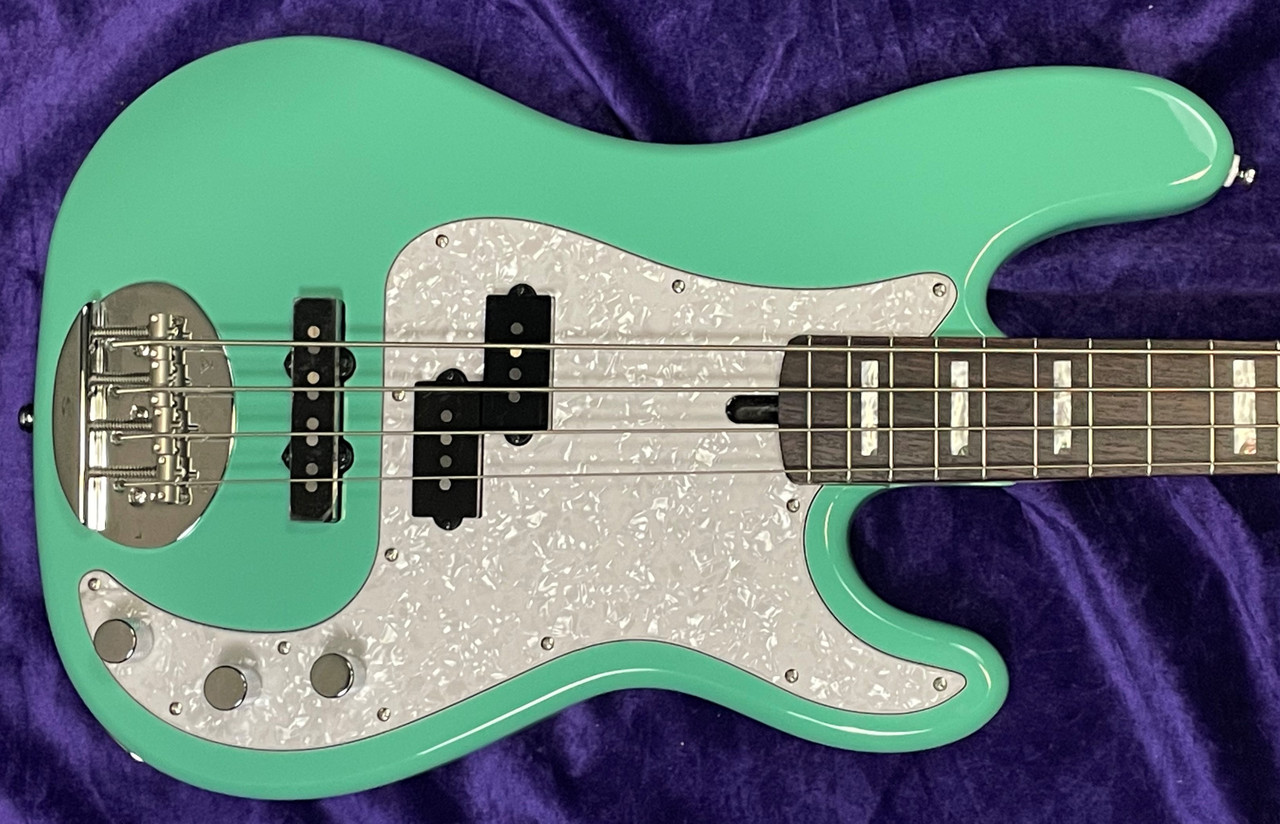 Lakland Skyline 44-64 Custom, Seafoam Green w/ Rosewood *1.5