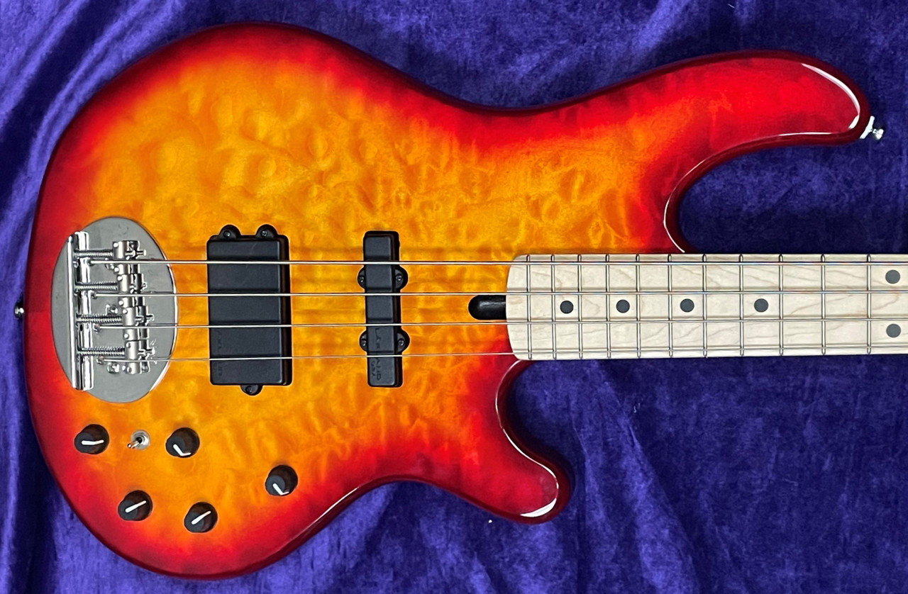 ベース LAKLAND SK-4DX Cherry Sunburst / Maple Lakland Skyline 44-02 Deluxe – Cherry Sunburst with Maple