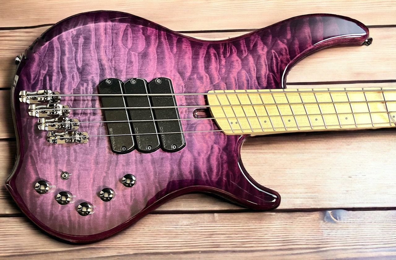 Dingwall Combustion (4), Ultra Violet / Maple / 3 Pickups *In Stock!