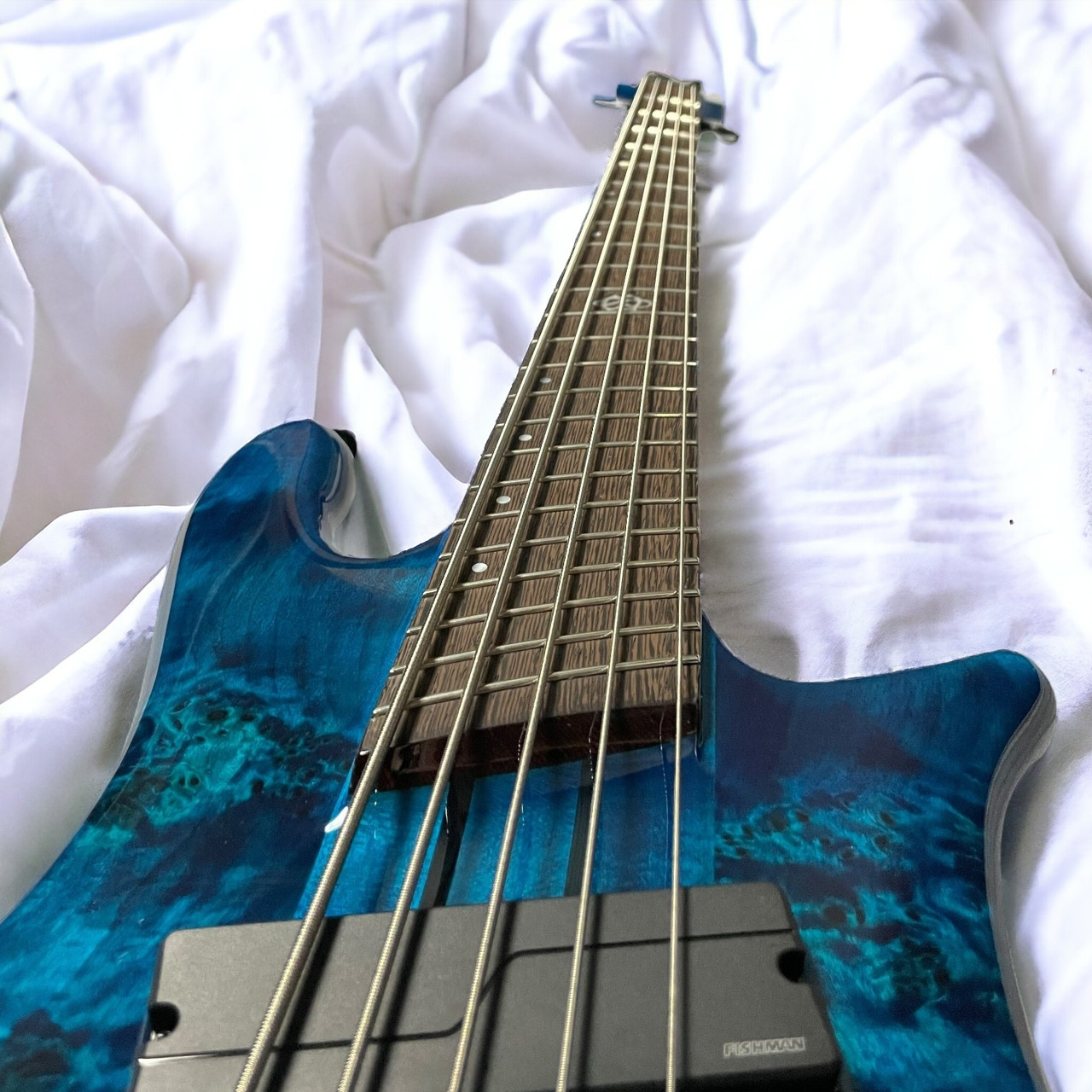 dimension 5弦 ベース Spector NS Dimension 5, Black and Blue Gloss with Wenge