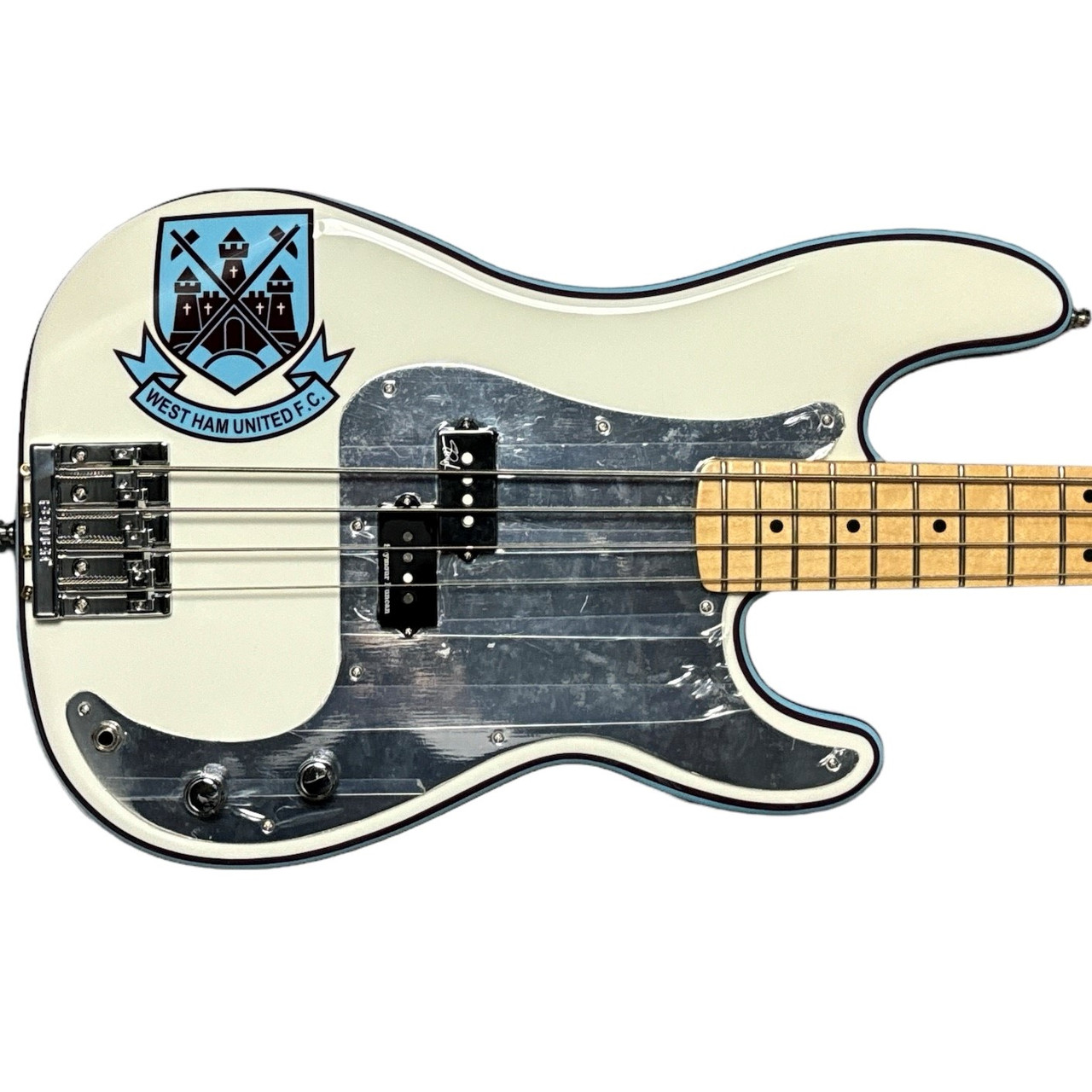 Fender Steve Harris Sign. P-Bass. Olympic White w/ Maple * IN STOCK*