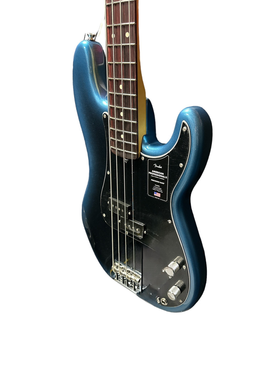 Fender AM Pro II Precision Bass, Dark Night / Rosewood *IN STOCK*