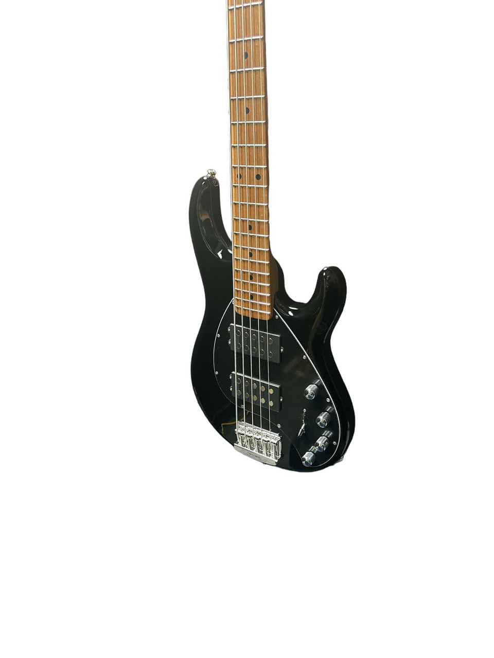 Ernie Ball Music Man StingRay 5 HH Special, Black Gloss / Roasted