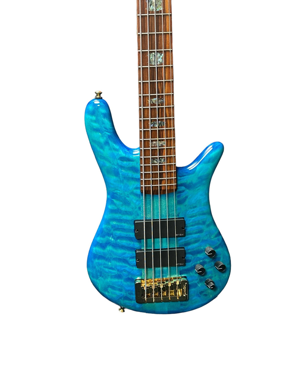Spector USA NS-5XL, Bahama Blue w/ Pau Ferro and HAZ-LAB