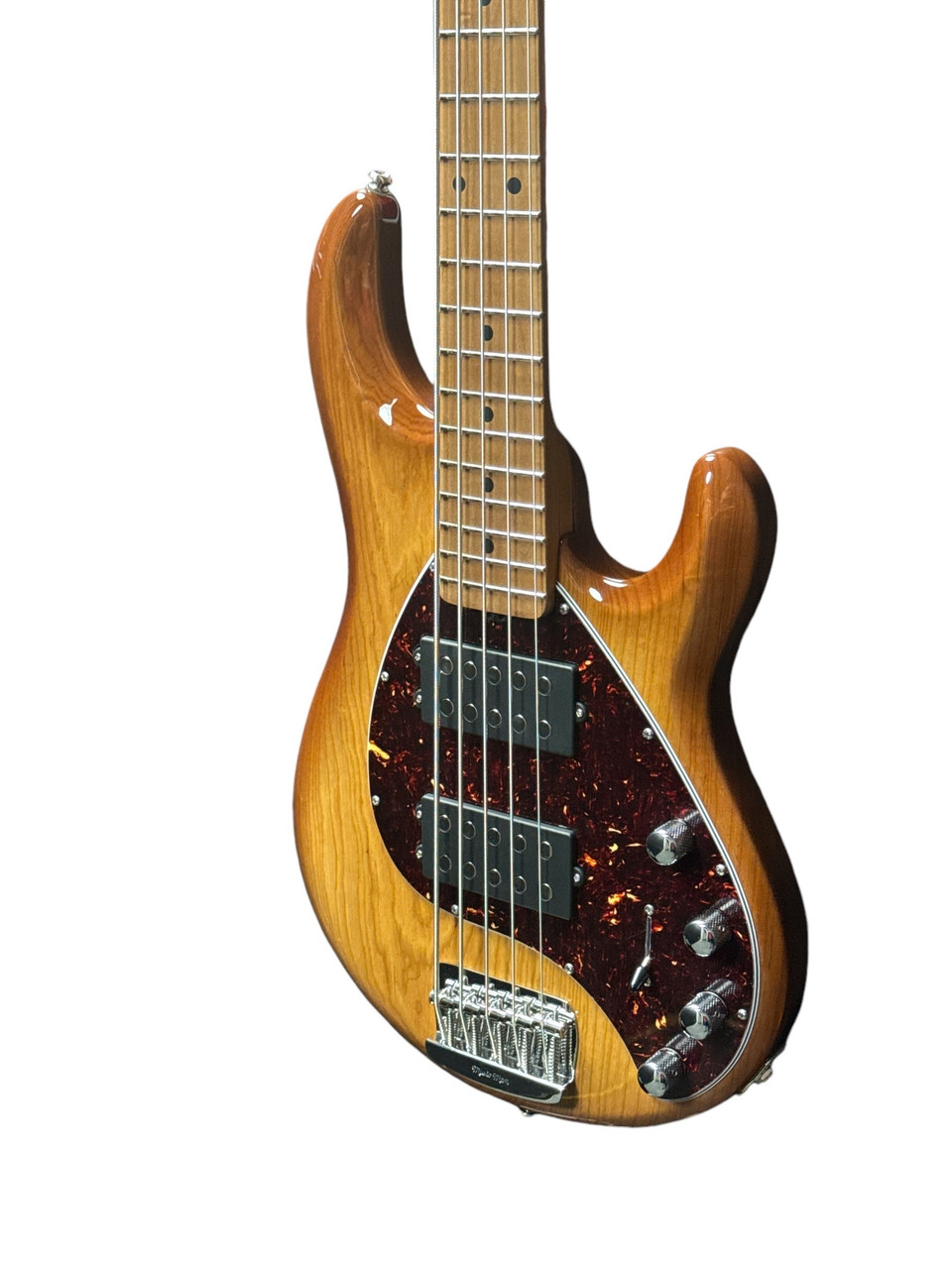 Ernie Ball Music Man StingRay 5 HH Special, Hot Honey / Roasted