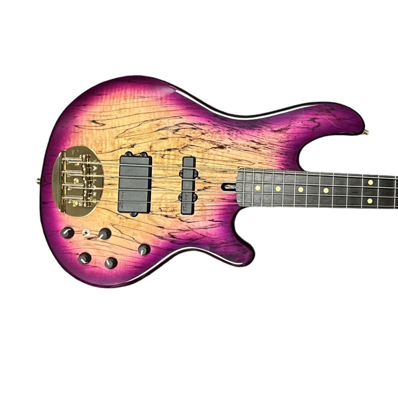 Lakland Skyline 44-02 Custom, Spalt Violet Burst / Rosewood 9.4 