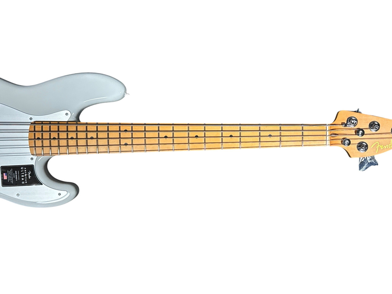 Fender American Ultra II Jazz Bass (5), Avalanche / Maple 9.7 LBS