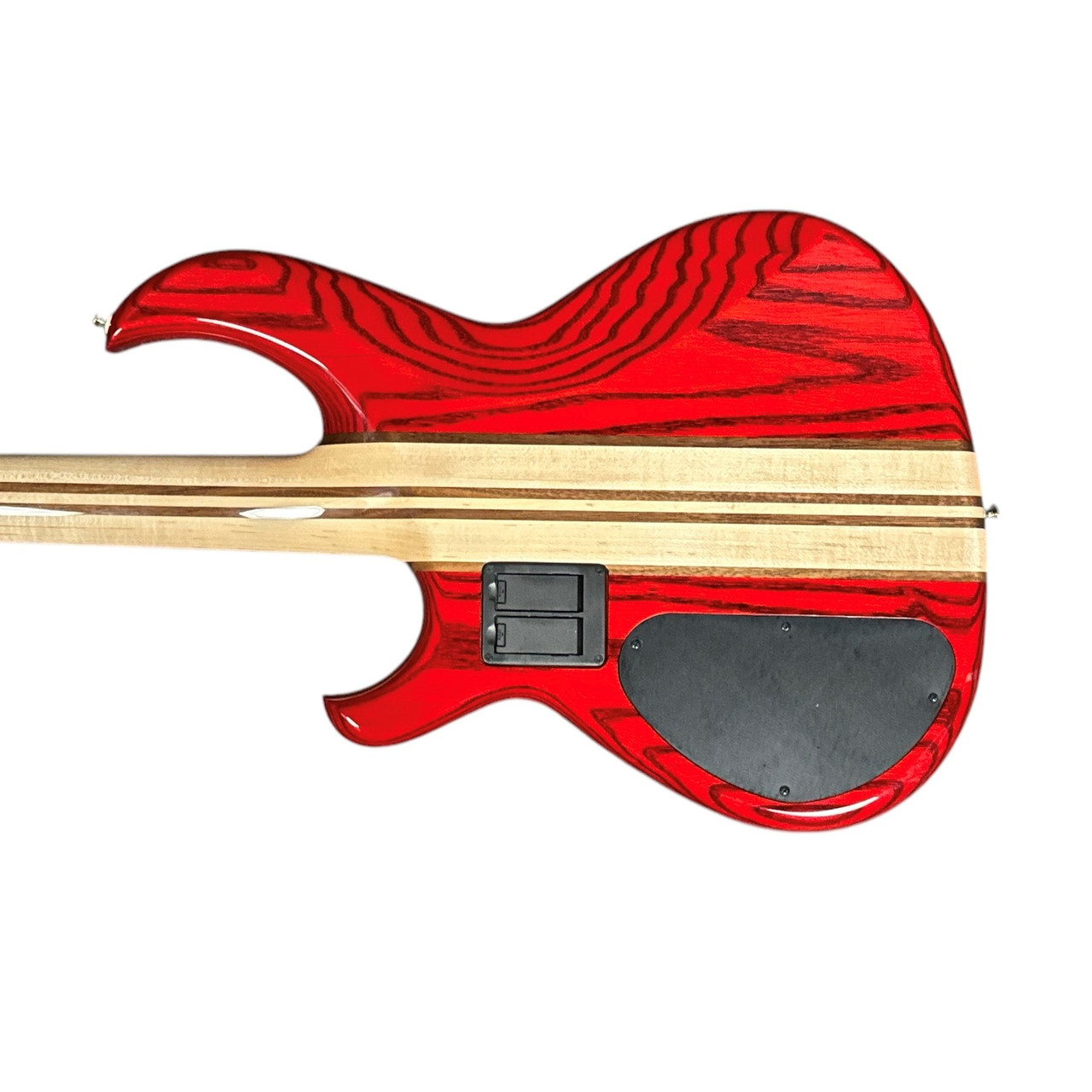 Aria Pro II エレキベース 4弦 ブラック/レッド Aria Pro II エレキ