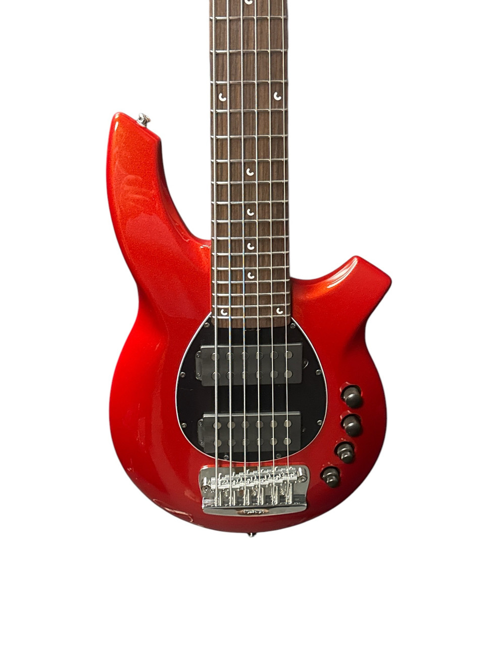 Ernie Ball Music Man Bongo 6 HH, Blood Orange / Rosewood *On Order