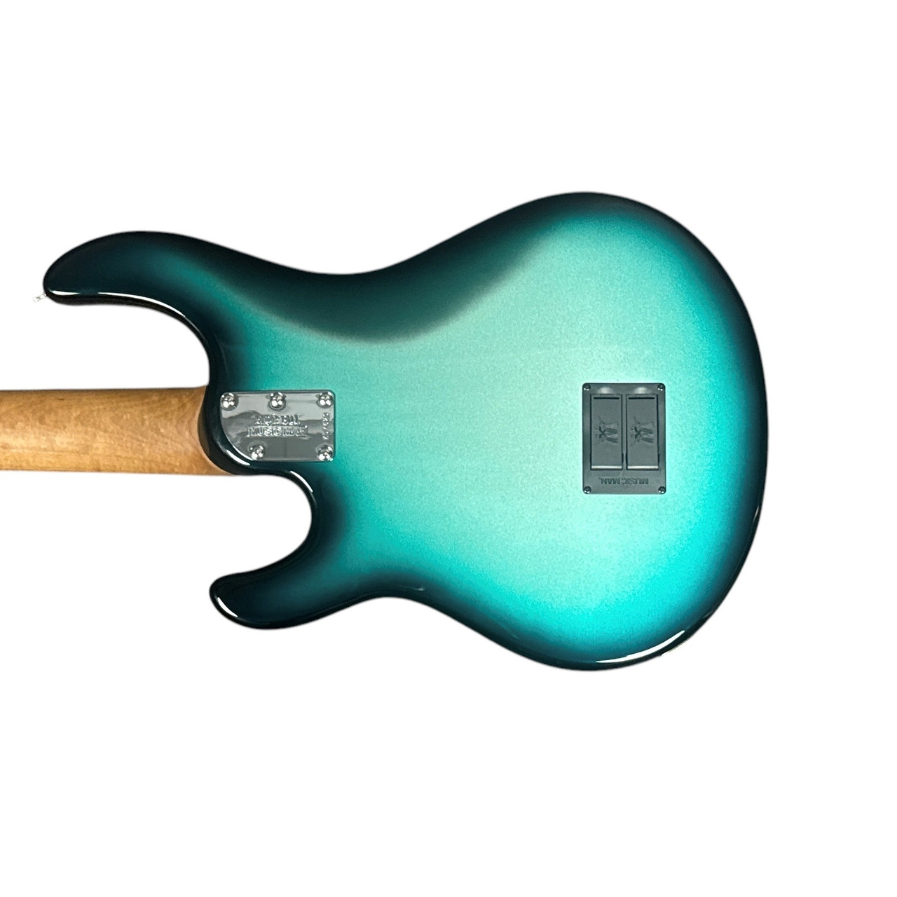 Ernie Ball Music Man StingRay 5 Special, Frost Green with Roasted