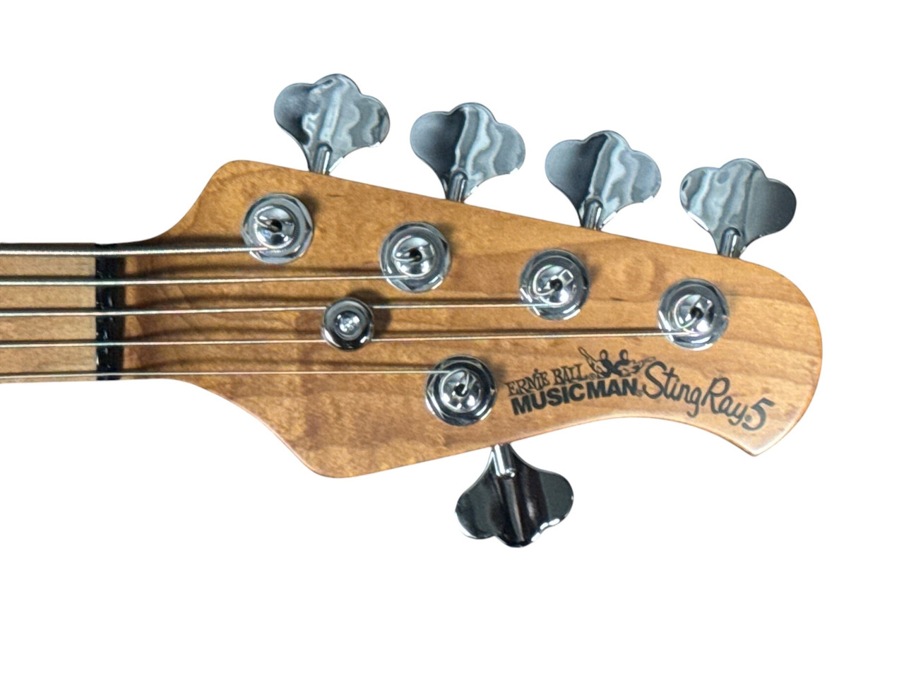 Ernie Ball Music Man StingRay 5 Special, Frost Green with Roasted