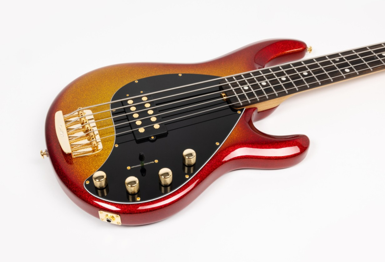 Ernie Ball Music Man StingRay 5 H Special, Cherry Punch / Ebony*ON