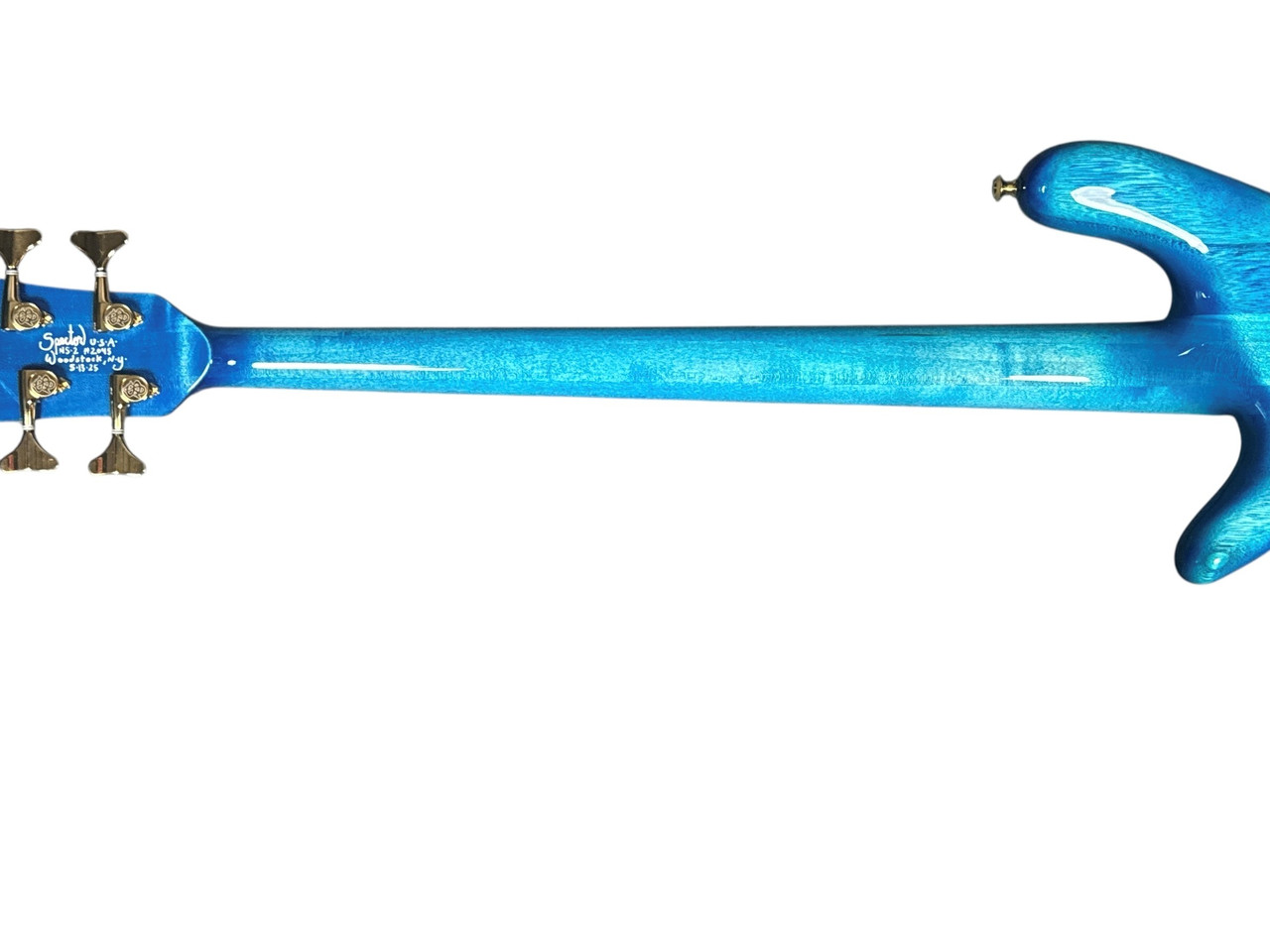 Spector USA NS-2, Bahama Blue Gloss / Pau Ferro 1.5 Nut 8 LBS *On