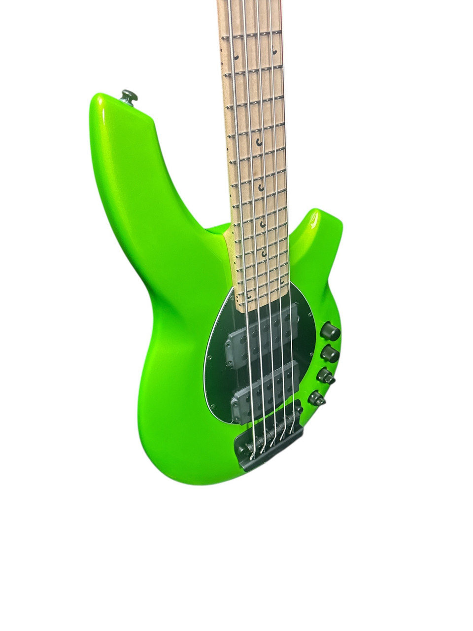 Ernie Ball Music Man Bongo 5 HH, Mantis Green / Maple *On Order