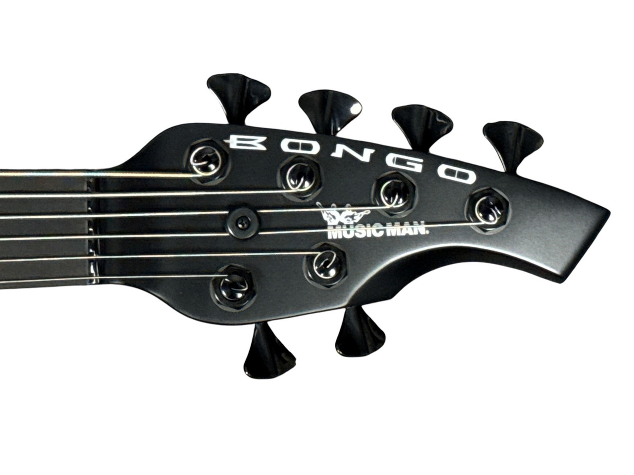 Ernie Ball Music Man Bongo 6 HH, Stealth Black/ Ebony *IN STOCK*