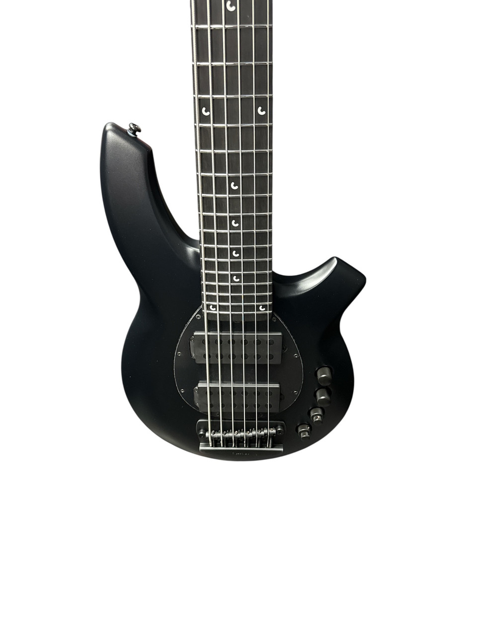 Ernie Ball Music Man Bongo 6 HH, Stealth Black/ Ebony *IN STOCK*