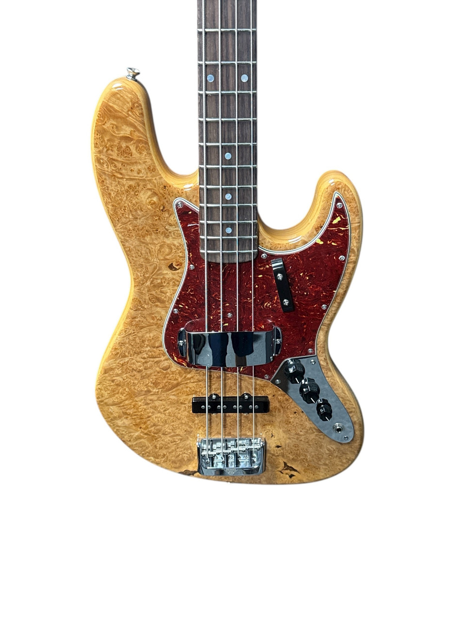 Fender Custom Shop NOS Artisan Jazz Bass, Flame Maple Burl