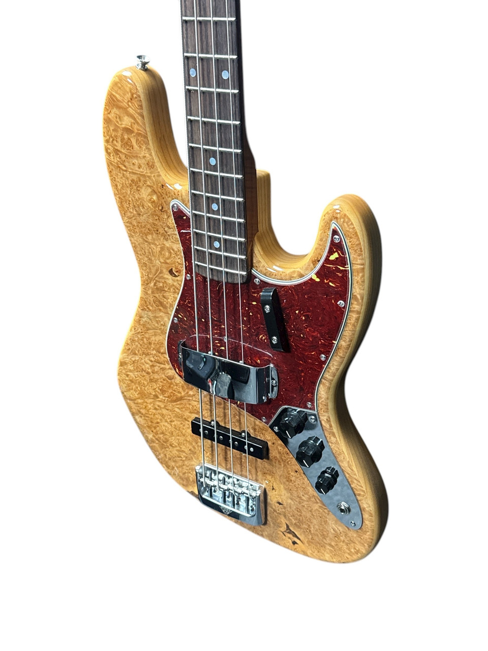 Fender Custom Shop NOS Artisan Jazz Bass, Flame Maple Burl