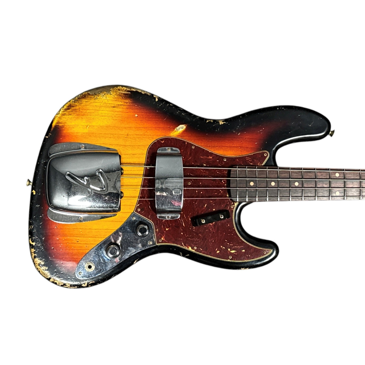 Fender Custom Shop Time Machine Heavy Relic 1961 Jazz Bass, Faded