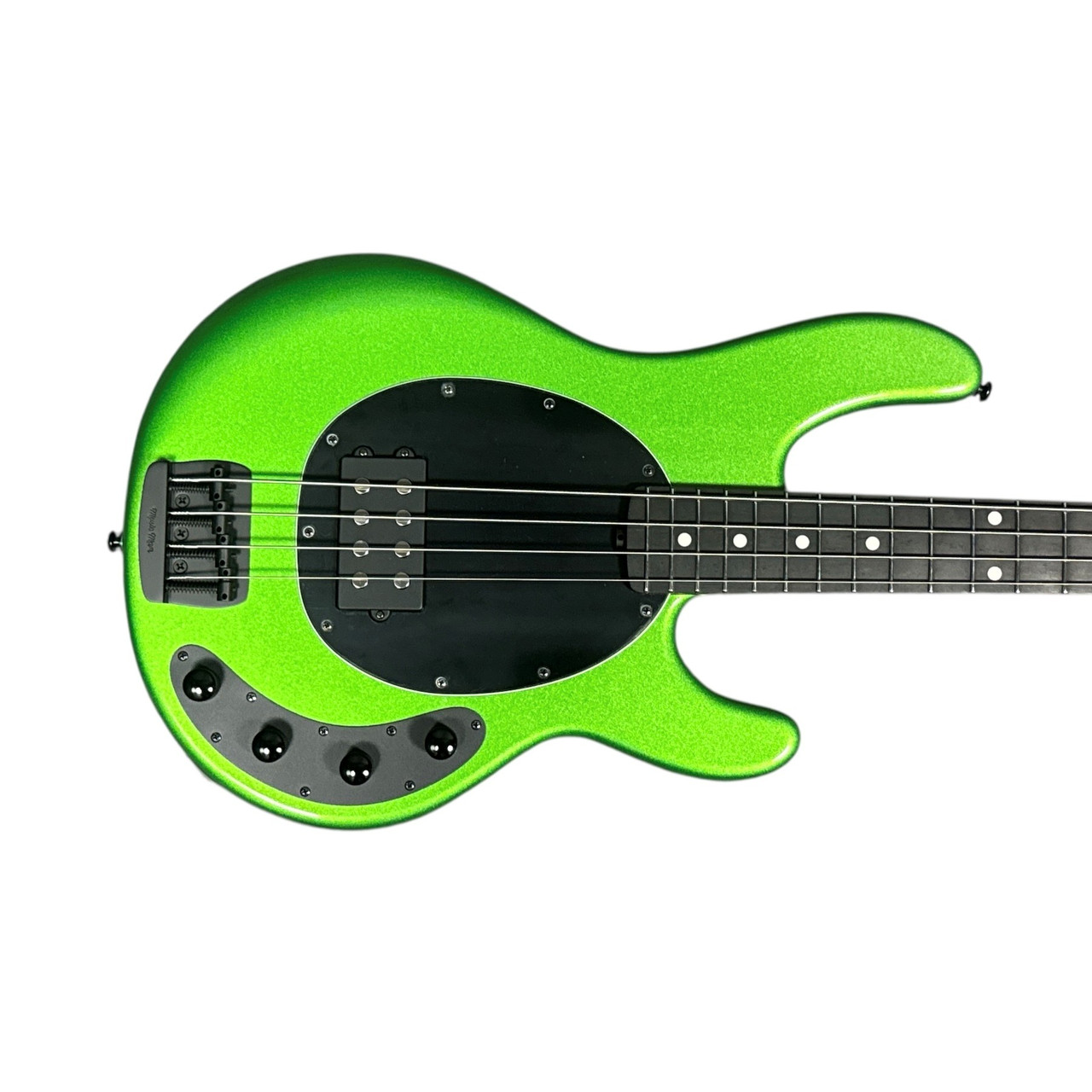 Ernie Ball Music Man StingRay 4 Special Kiwi Green/Ebony 9 LBS *IN