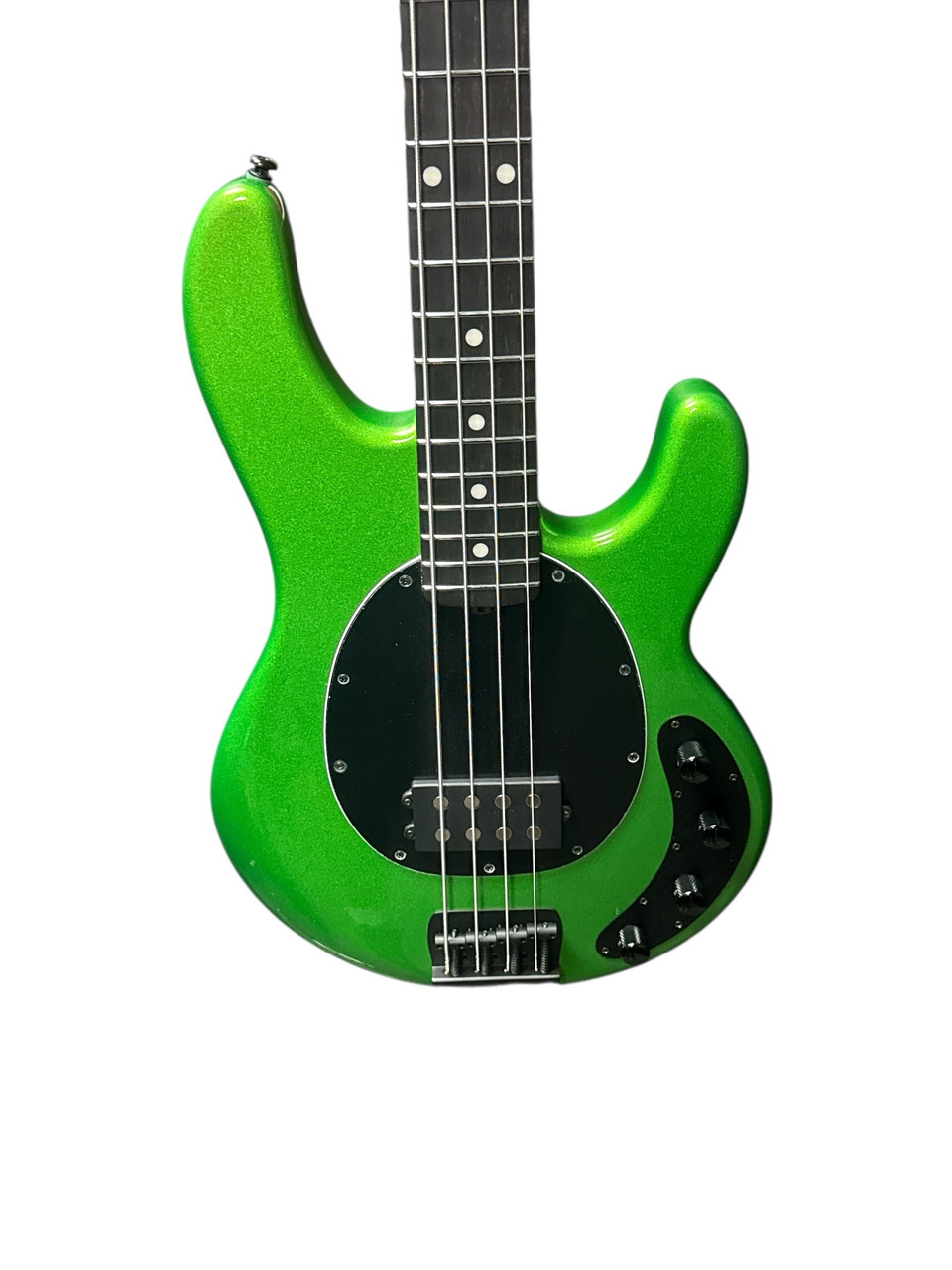 Ernie Ball Music Man StingRay 4 Special Kiwi Green/Ebony 9 LBS *IN