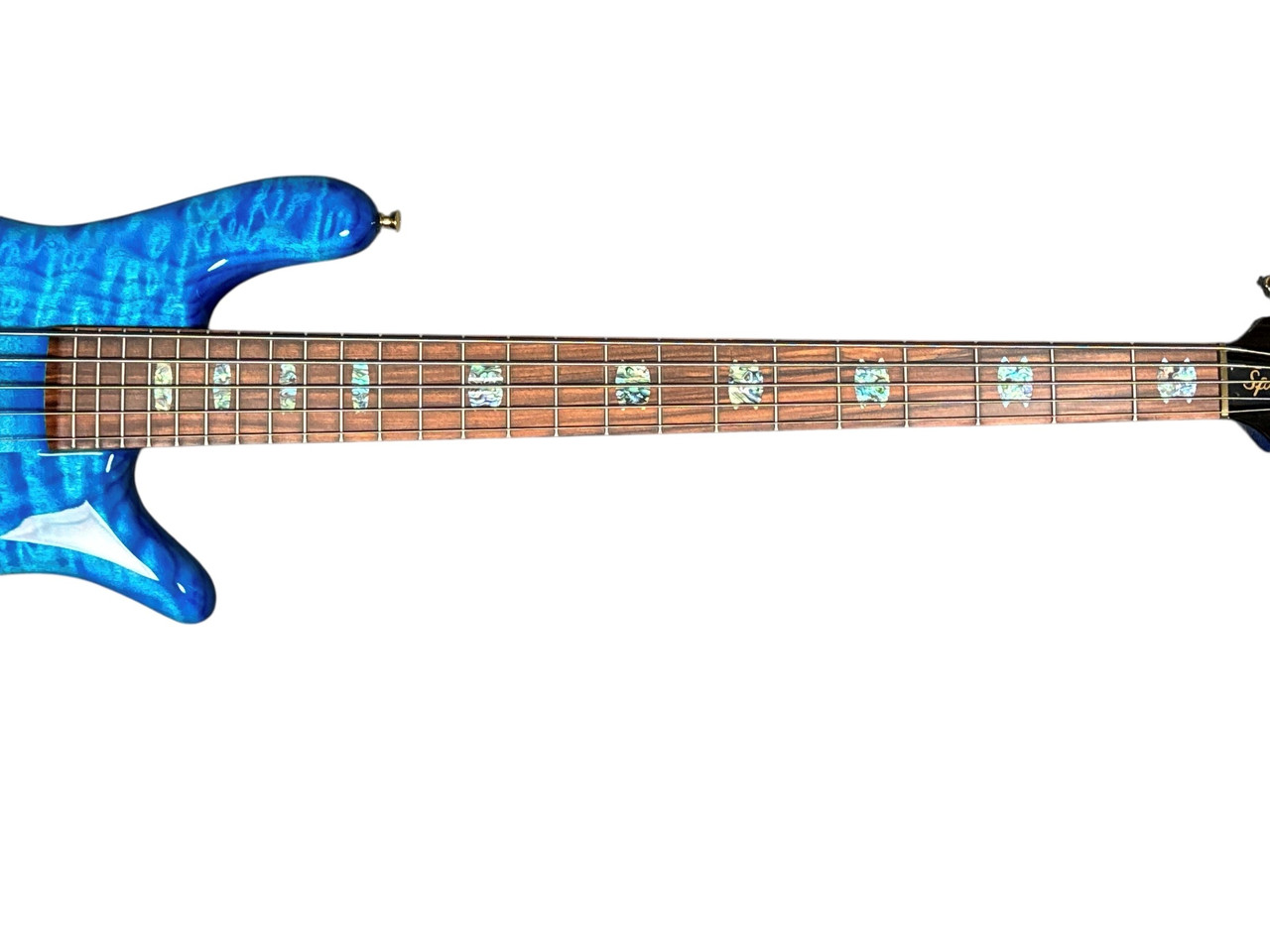 Spector USA NS-5XL, Bahama Blue w/ Pau Ferro and HAZ-LAB Preamp