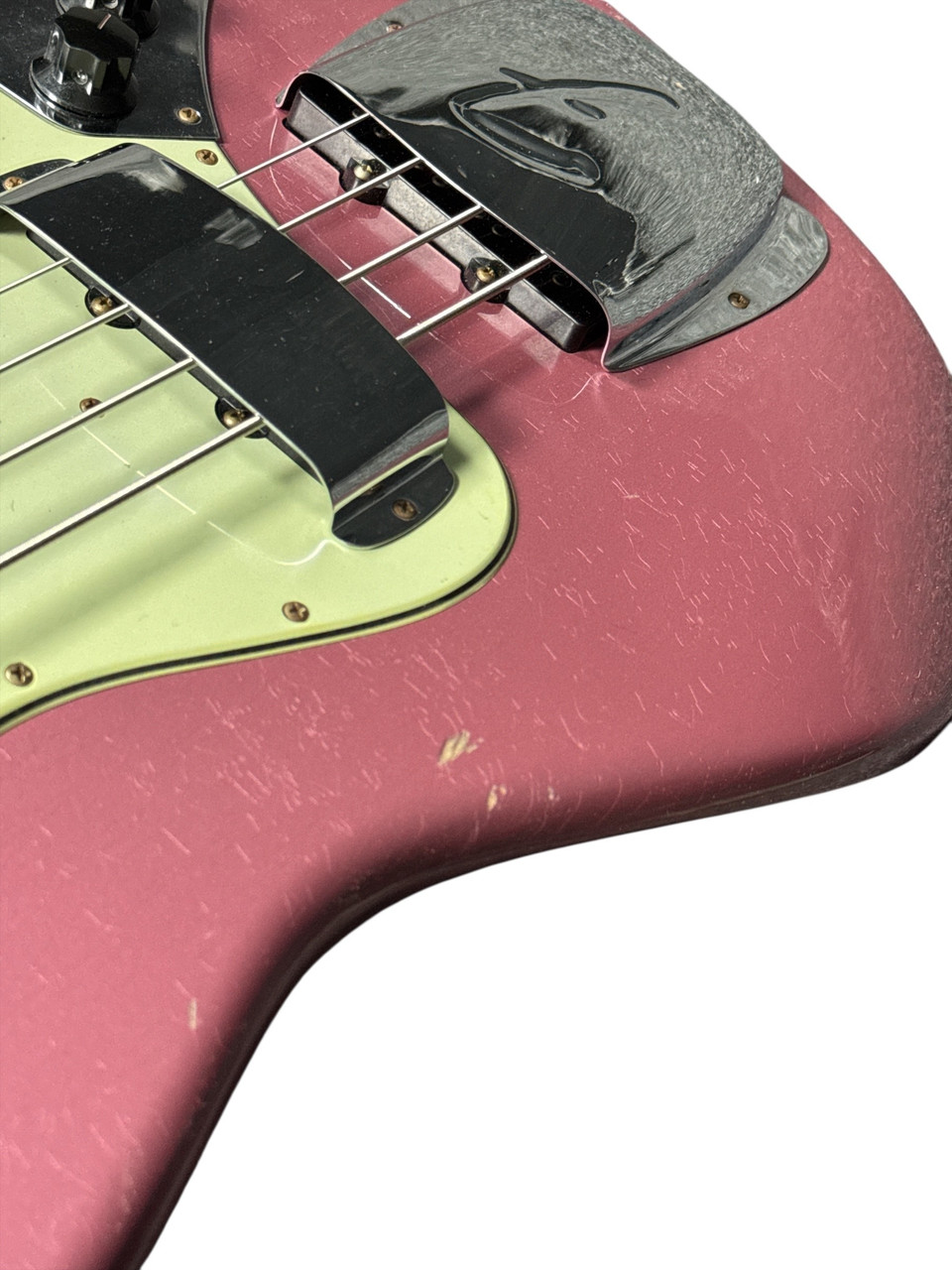 Fender Custom Shop Journeyman 1965 Jazz Bass, Faded Burgundy Mist