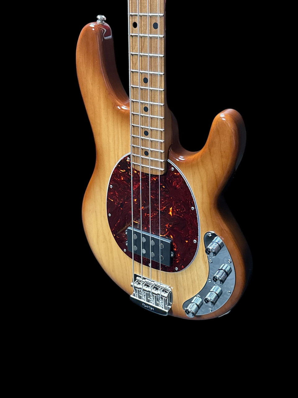 Ernie Ball Music Man Stingray 4 H Special, Hot Honey / Roasted
