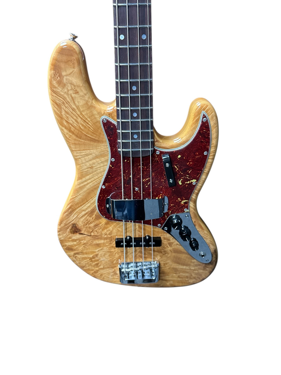 Fender Custom Shop NOS Artisan Jazz Bass, Flame Maple Burl