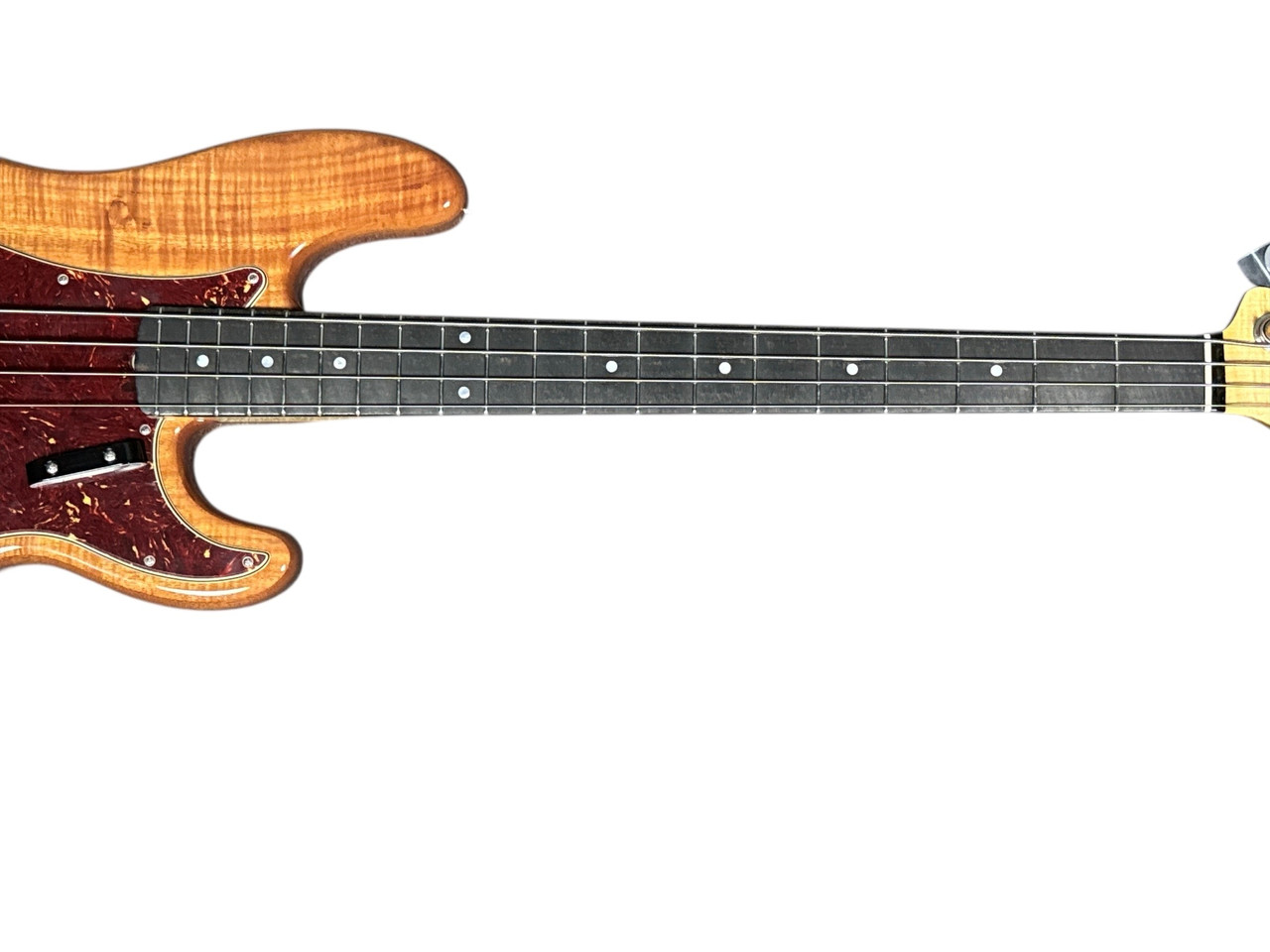 Fender Custom Shop NOS Artisan Precision Bass, KOA/Ebony 9.8 LBS