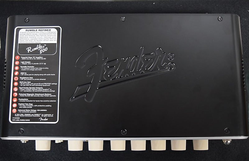 Fender Rumble 800 (watt) Bass Head - Bass Central