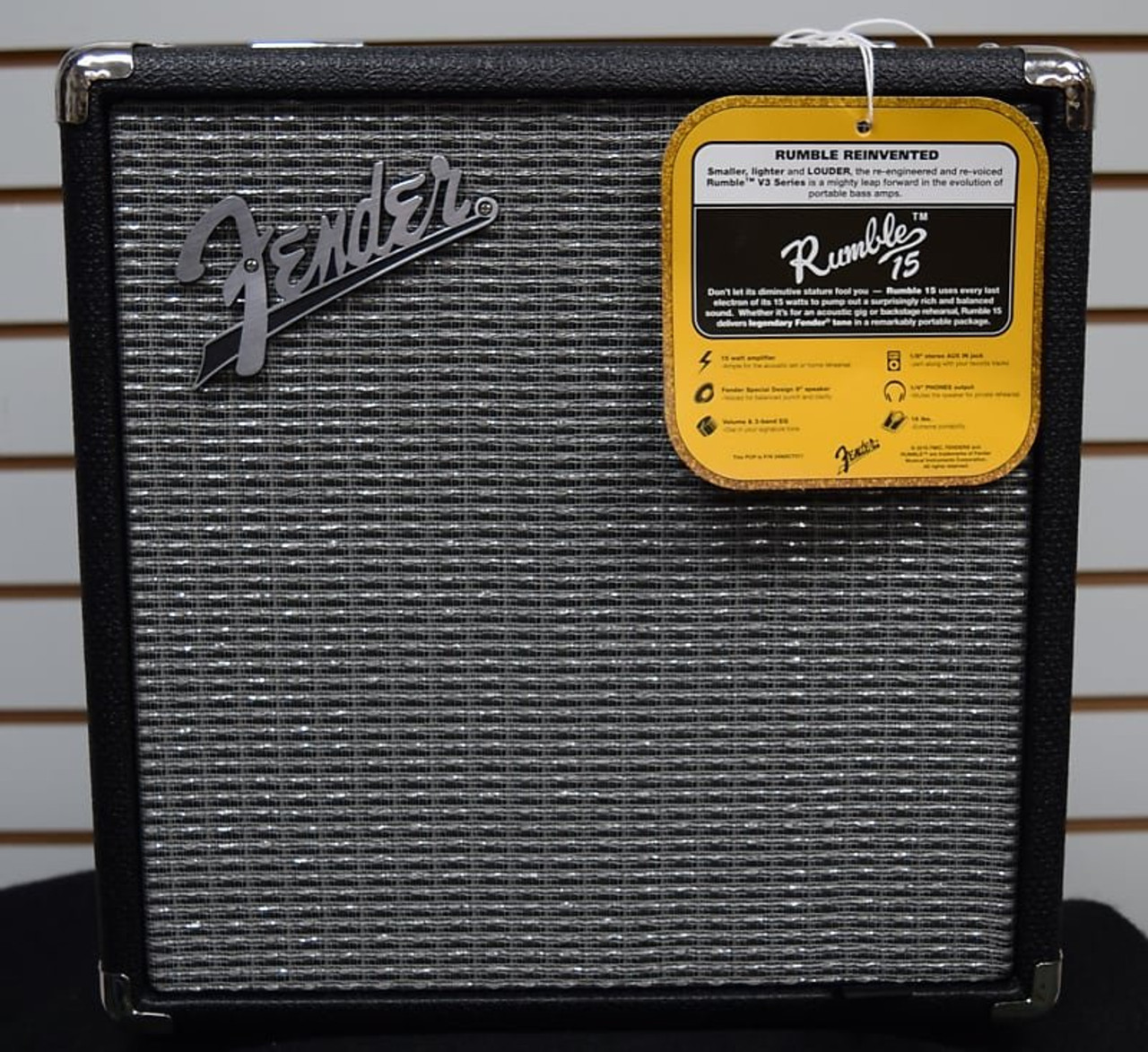 fender rumble 15 bass combo amp