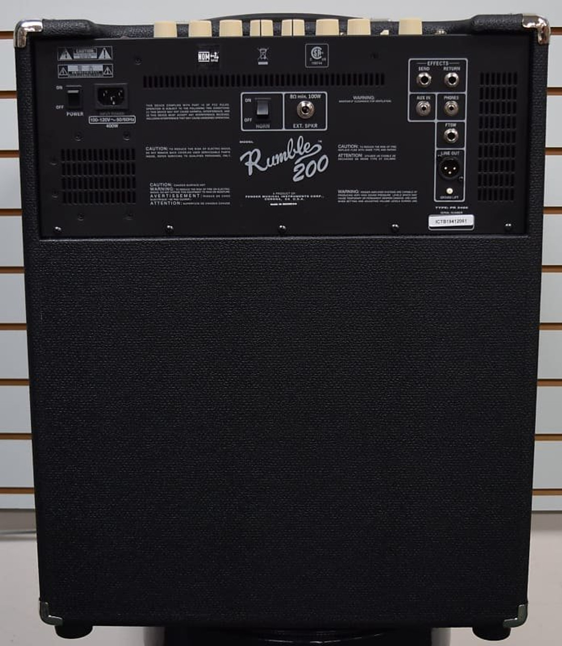 Fender Rumble 200 Bass Combo