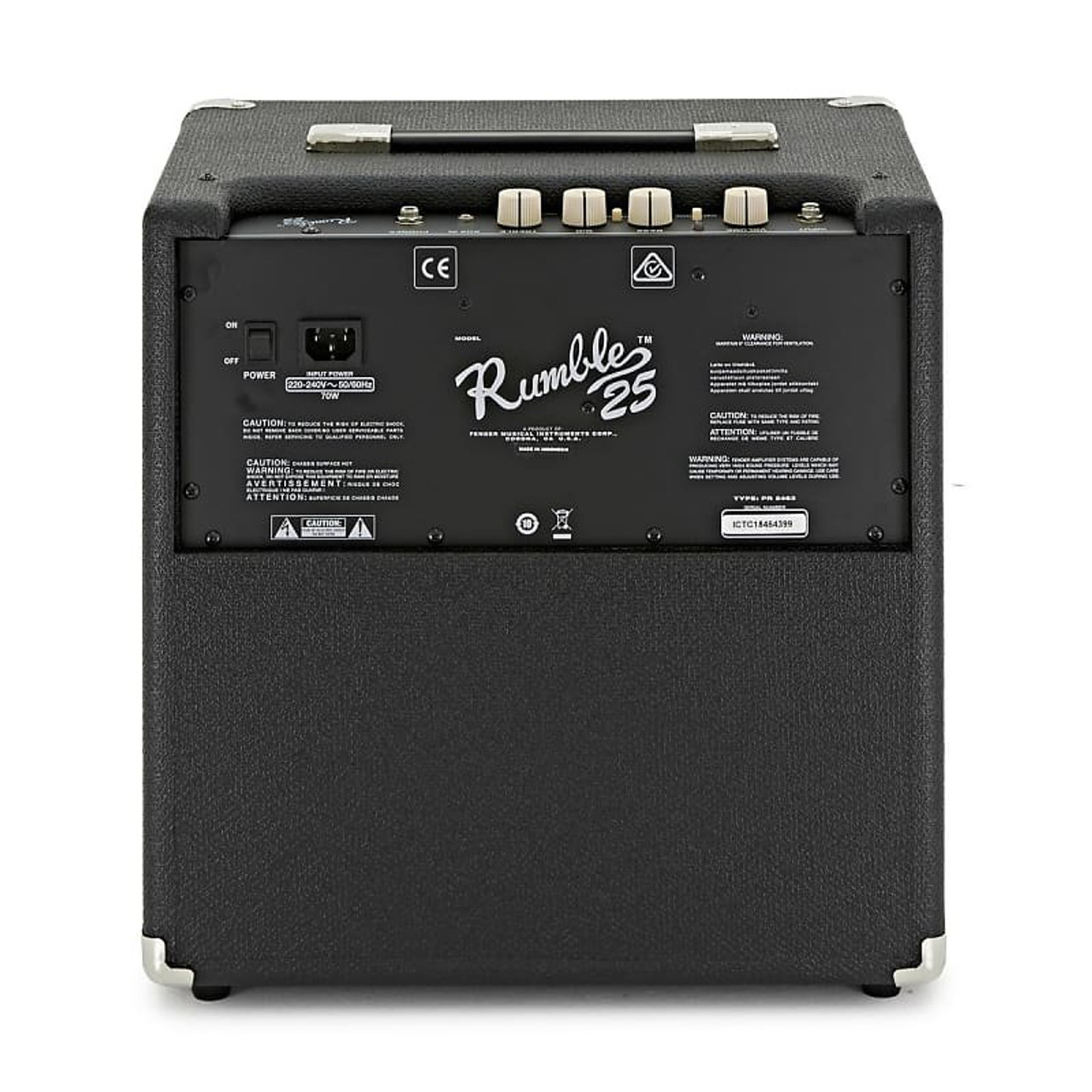 Combo Fender Amplificador de Contrabaixo Rumble 25 V3