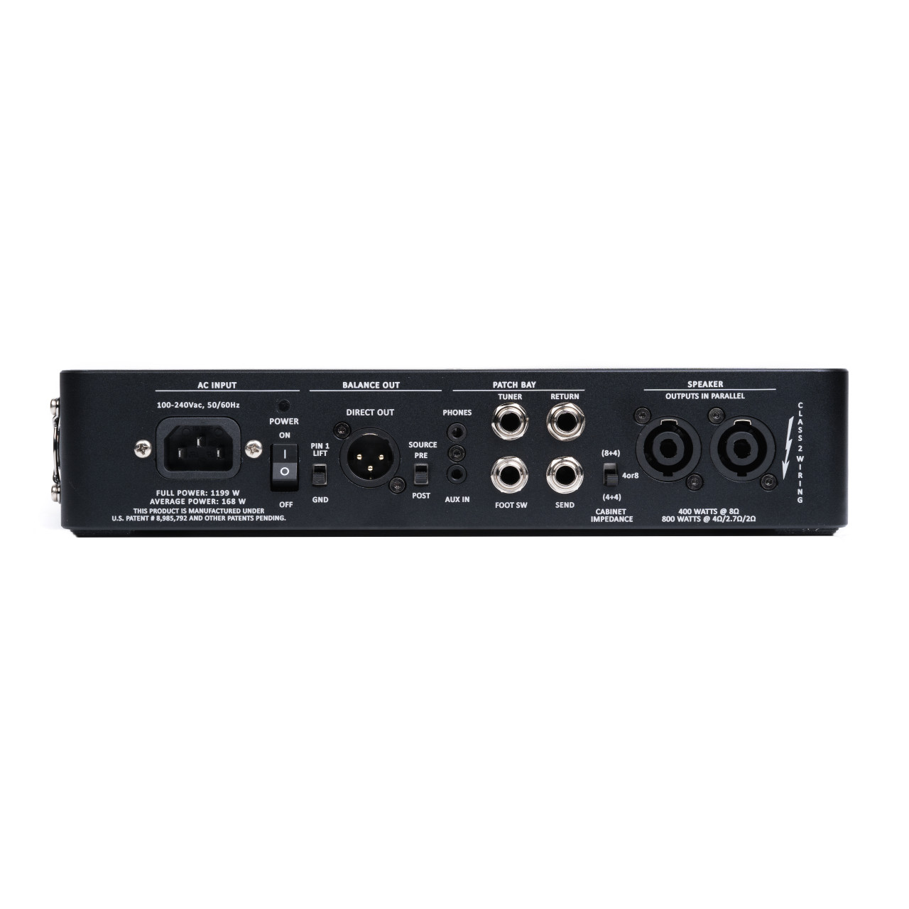 アンプ GK Fusion 800S Tube Preamp Gallien-Krueger Fusion 800-S (800 Watt) Bass Amp - Bass Central