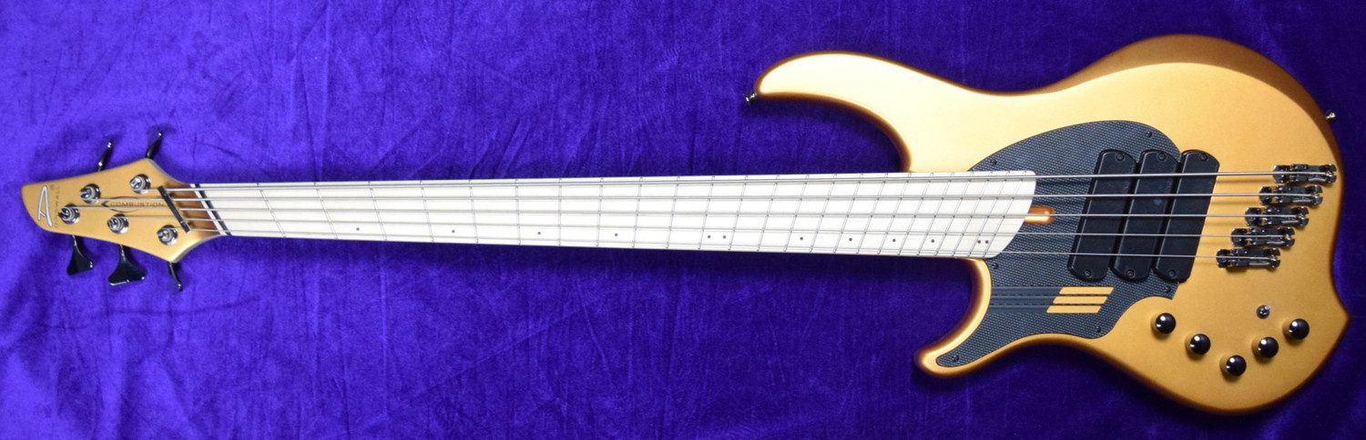【美品】DINGWALL NG-3 5st / Matte Gold Dingwall NG-3 5 String LEFTY, Matte Gold Metallic / Maple *In Stock!