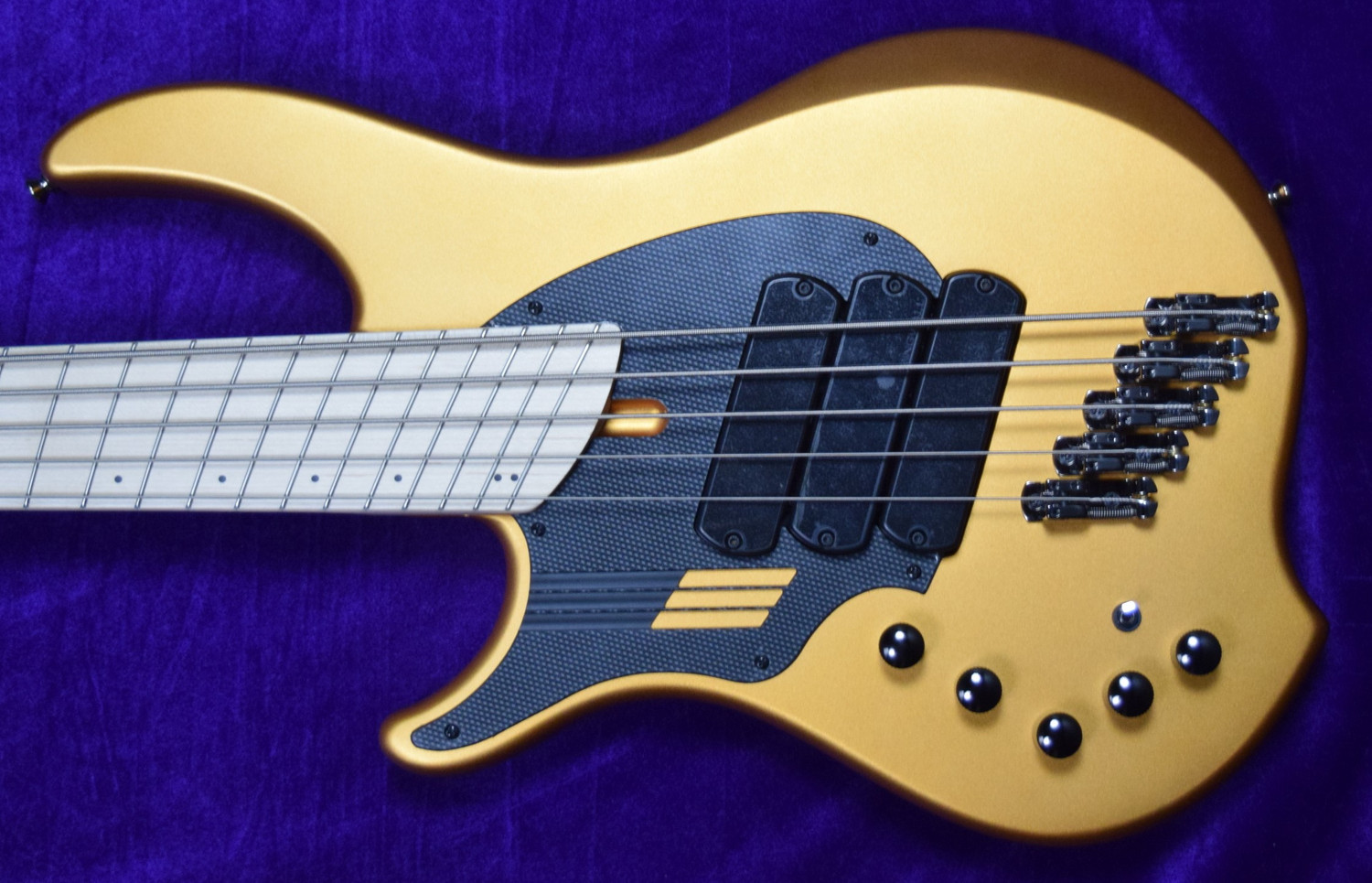 Dingwall NG-3 5 String LEFTY, Matte Gold Metallic / Maple *In Stock!