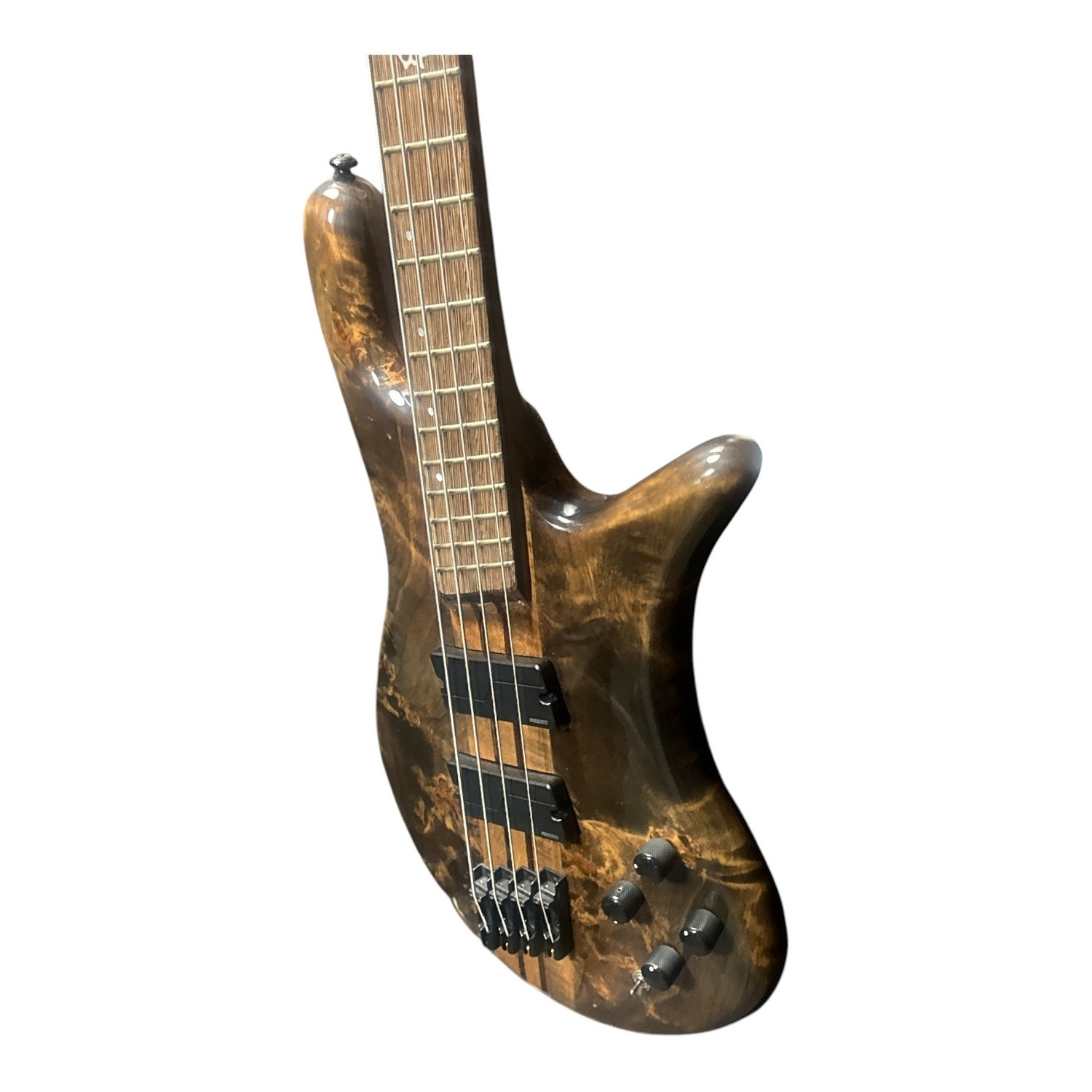 Spector NS Dimension 4-String, Super Faded Black Gloss Over Poplar