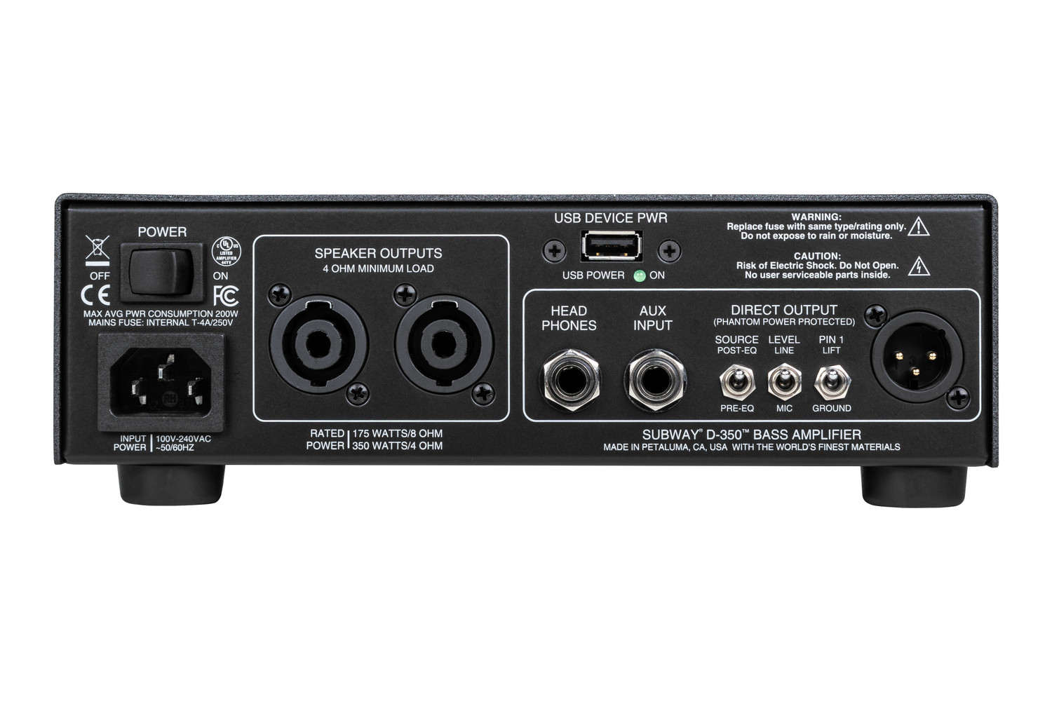 Mesa Boogie Subway D-350 Bass Amplifier *In Stock!