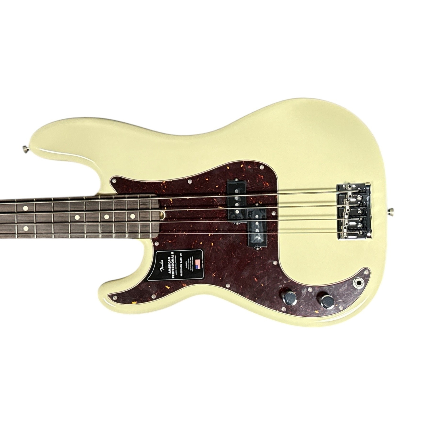 Fender American Pro II P-Bass *LEFTY*, Olympic White with Rosewood 