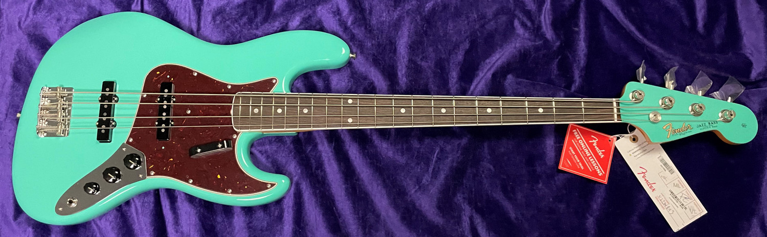 Fender American Vintage II 1966 Jazz, Seafoam Green / Rosewood *IN