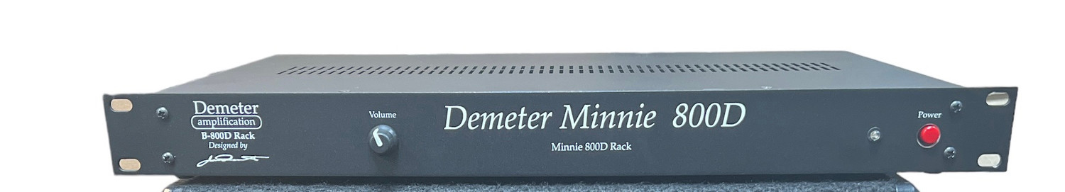 Demeter Minnie 800D パワーアンプ Demeter Minnie 800 Rackmount Power Amplifier