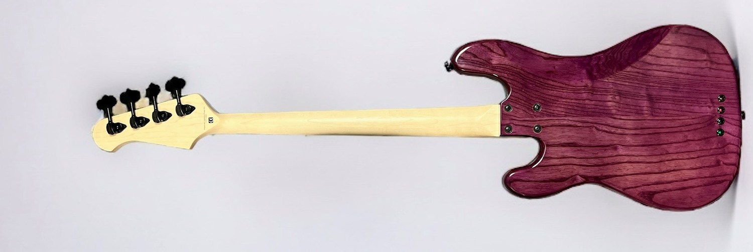 Lakland Skyline 44-64 Custom GZ, Trans Purple / Ebony / Geezer