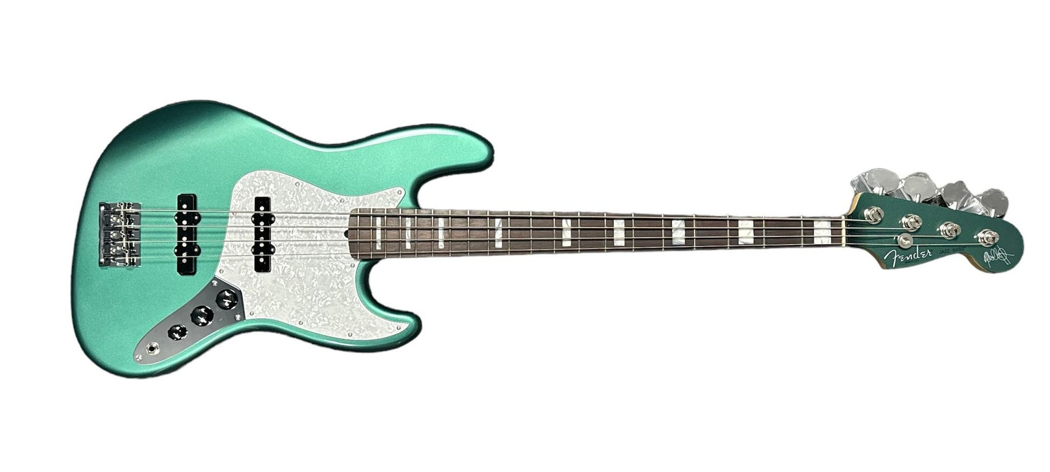 Fender Adam Clayton Sign. Jazz, Sherwood Green / Rosewood *IN STOCK*